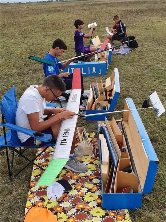 La preparazione dei modelli prima dei lanci, 2019